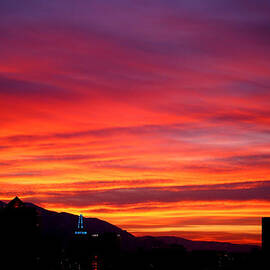 Fiery Sunset by Rona Black