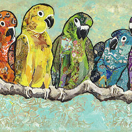 Flock Of Colors by Gina Ritter