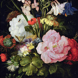 Flowers in a Vase by Roelandt Jacobsz Savery
