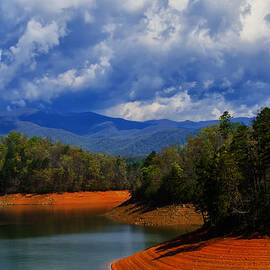 Fontana lake storm by Flees Photos