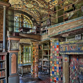 Fonthill Castle Library Room by Susan Candelario