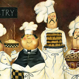 Four Pastry Chefs by Vickie Wade