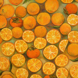 Four Persimmons by Jen Norton