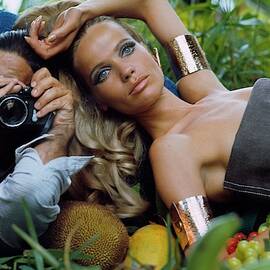 Franco Rubartelli Taking A Self Portrait by Franco Rubartelli