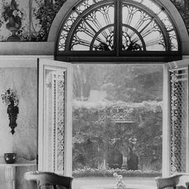 French Doors Leading To A Garden by Matsy Wynn Richards