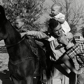 George H. W. Bush With His Wife by Frances Mclaughlin-Gill
