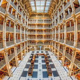 George Peabody Library I by Clarence Holmes