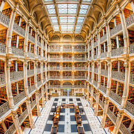 George Peabody Library III by Clarence Holmes
