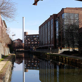 Georgetown - Canal Reflections 1 by Richard Reeve
