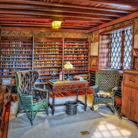 Gillette Castle Library by Susan Candelario