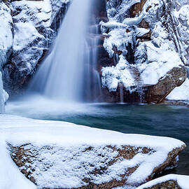 Glen Ellis Falls Winter Beauty by Jeff Sinon