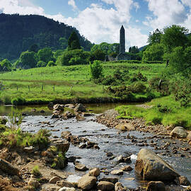 Glendalough Creek With The Old Monastic by Mammuth