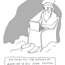 God Sits In A Throne In Heaven by Liana Finck