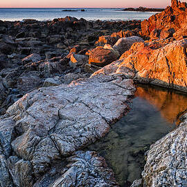 Gold Coast First Light On The New Hampshire Coast by Jeff Sinon