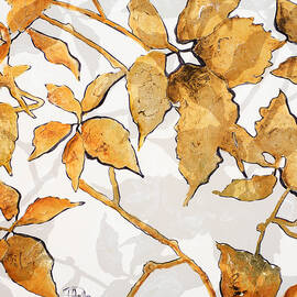Gold Shadows I by Patricia Pinto