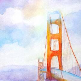 Golden Gate Bridge 2 by Carlin Blahnik CarlinArtWatercolor