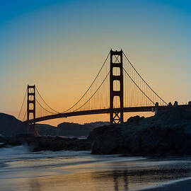 Golden Gate Sunrise by Steve Gadomski