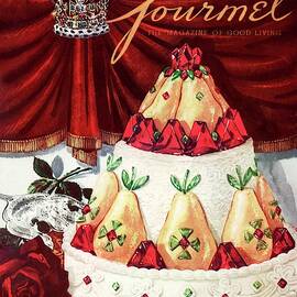 Gourmet Cover Featuring A Cake by Henry Stahlhut