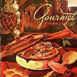 Gourmet Cover Featuring A Pot Of Stew by Henry Stahlhut