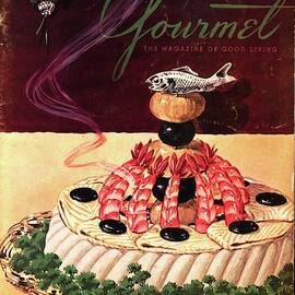 Gourmet Cover Illustration Of A Filet Of Sole by Henry Stahlhut
