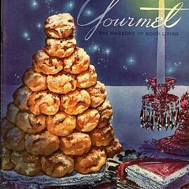 Gourmet Cover Illustration Of Croquembouche by Henry Stahlhut