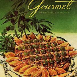 Gourmet Cover Illustration Of Entrecote A La by Henry Stahlhut
