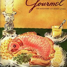 Gourmet Cover Illustration Of Salmon Mousse by Henry Stahlhut