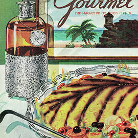 Gourmet Cover Of An Omelette Au Ruhm by Henry Stahlhut