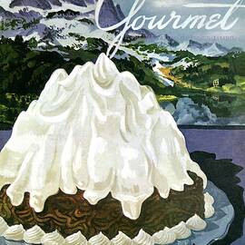 Gourmet Cover Of Mont Blanc Aux Marrons by Henry Stahlhut