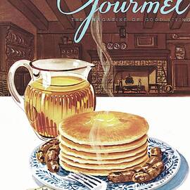 Gourmet Cover Of Pancakes by Henry Stahlhut
