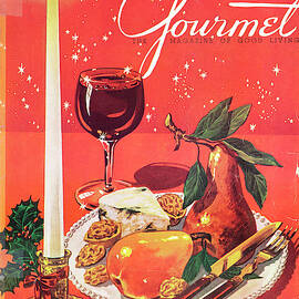 Gourmet Cover Of Pears By A Candle by Henry Stahlhut