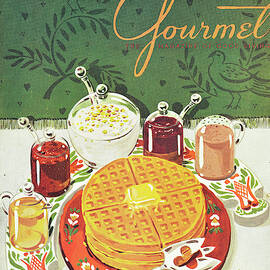 Gourmet Cover Of Waffles by Henry Stahlhut