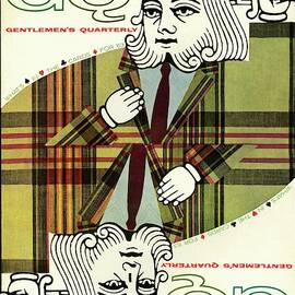 Gq Cover Of An Illustration Of King Playing Card by Greenberg & Smith