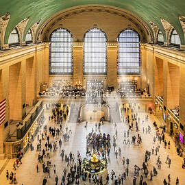 Grand Central Terminal Birds Eye View I by Susan Candelario