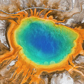 Grand Prismatic Spring, Yellowstone by Peter Adams
