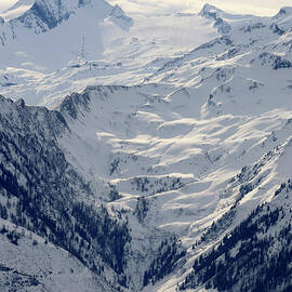 Grossglockner Mountain Range In The by Gaps