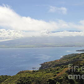 Haleakala volcano and coastline by Sami Sarkis Photography