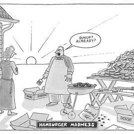 Hamburger Madness by Jack Ziegler