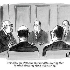 Hannibal Got Elephants Over The Alps. Bearing by Warren Miller