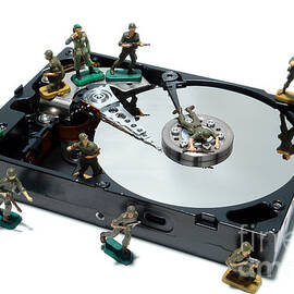 Hard Drive Defense  by Olivier Le Queinec