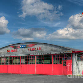 Harris Hill Glider Hangar I by Clarence Holmes