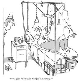 Have Your Pillows Been Plumped This Morning? by George Price