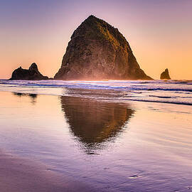Haystack Rock by Adam Mateo Fierro