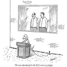 He Was Abandoned In The D.c. Area As A Puppy by Tom Cheney