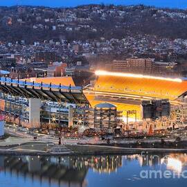 Heinz Field At Night by Adam Jewell