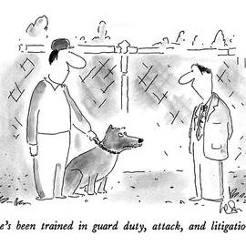 He's Been Trained In Guard Duty by Arnie Levin