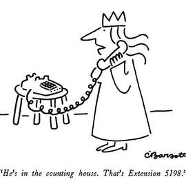 He's In The Counting House.  That's Extension by Charles Barsotti