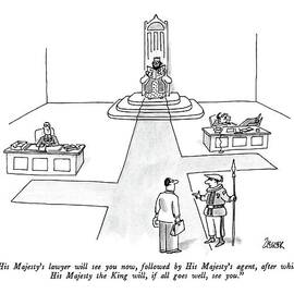 His Majesty's Lawyer Will See You Now by Jack Ziegler