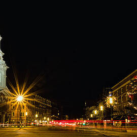 Holiday Excitement In Market Square by Jeff Sinon