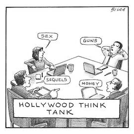 Hollywood Think Tank by Harry Bliss